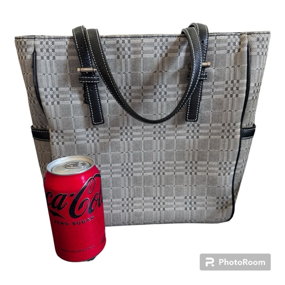 Authentic Burberry Nova Check Bag Gray - Picture 8 of 10